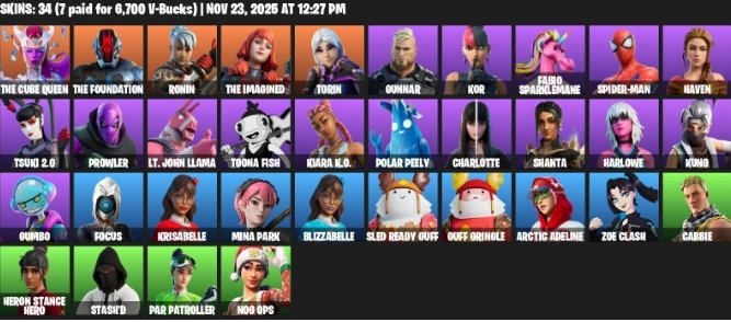 🎨 35 skins | 🌟 Fortnite account