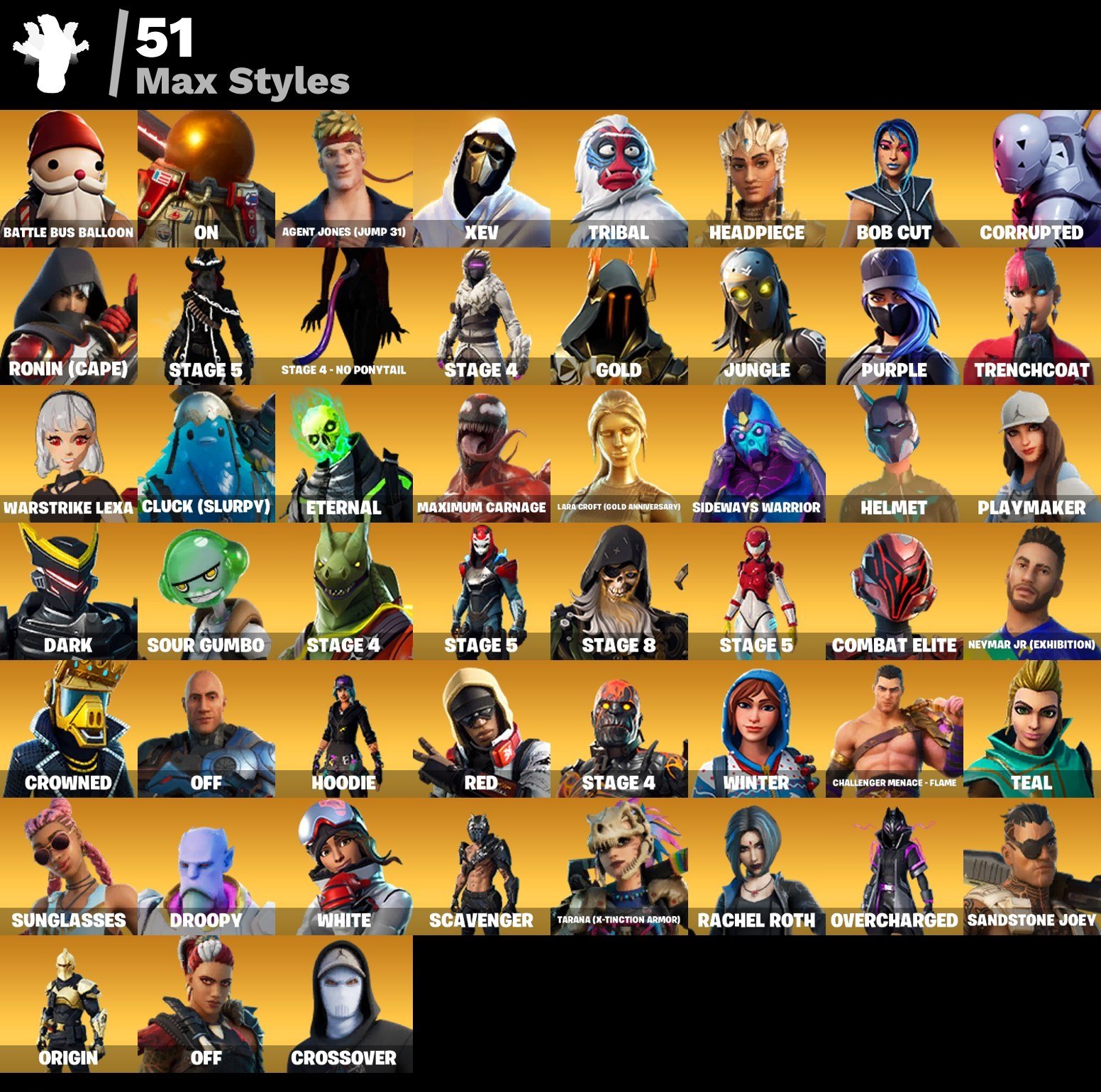 🎨 172 skins | 🌟 Fortnite account