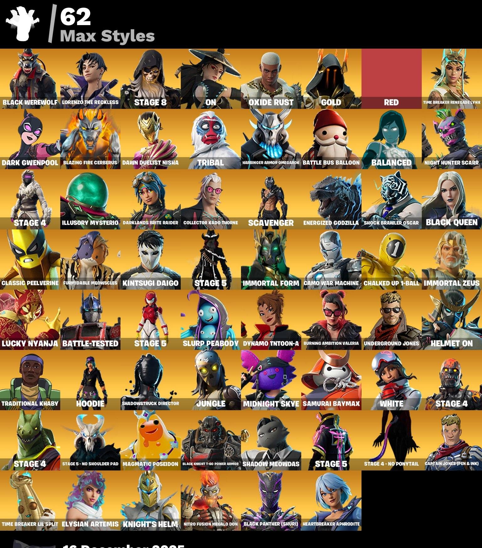 🎨 180 skins | 🌟 Fortnite account