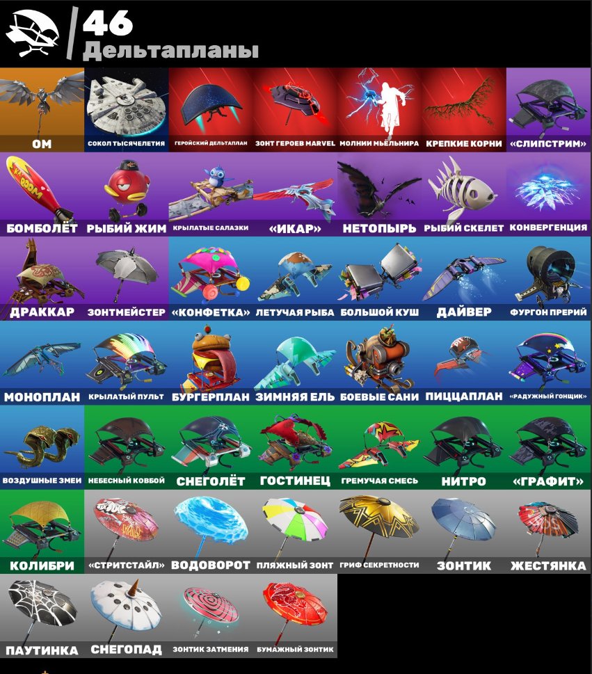 🎨 53 скина | 🌟 Fortnite аккаунт