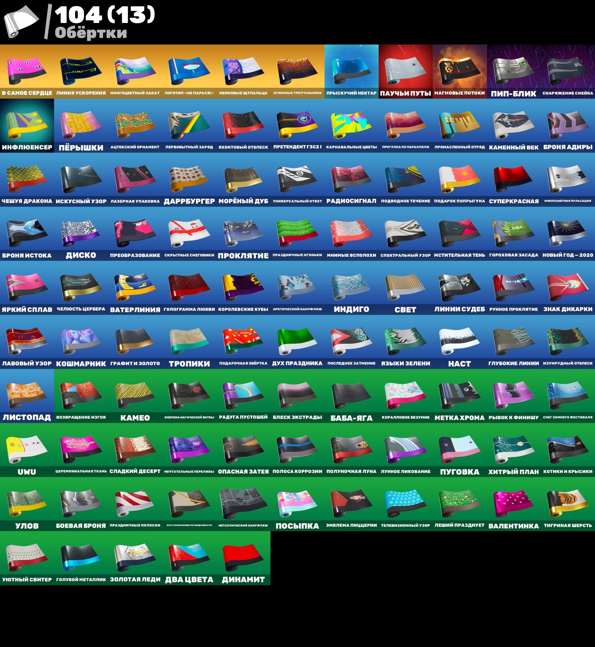 🎨 108 скінів | 🌟 Fortnite акаунт