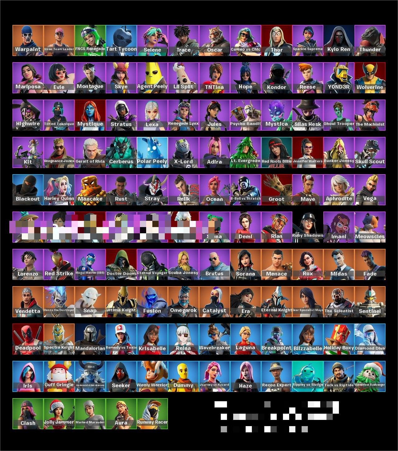 🎨 125 skins | 🌟 Fortnite account