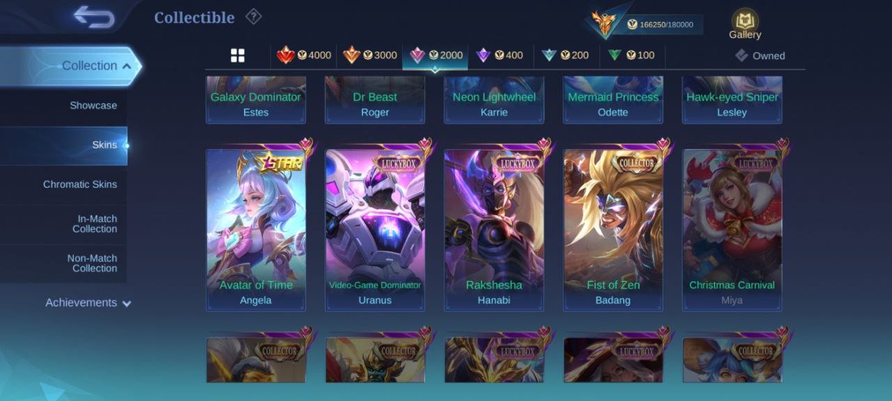 🎮 Mobile Legends account | Mythic | 131 heroes | 481 skins