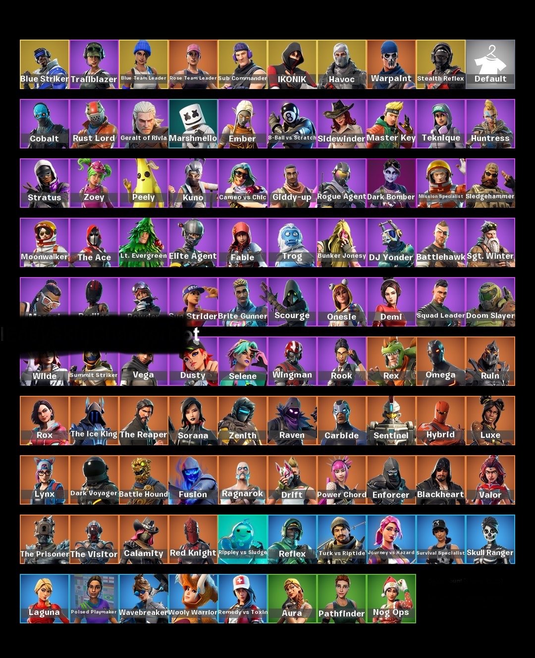 🎨 98 skins | 🌟 Fortnite account