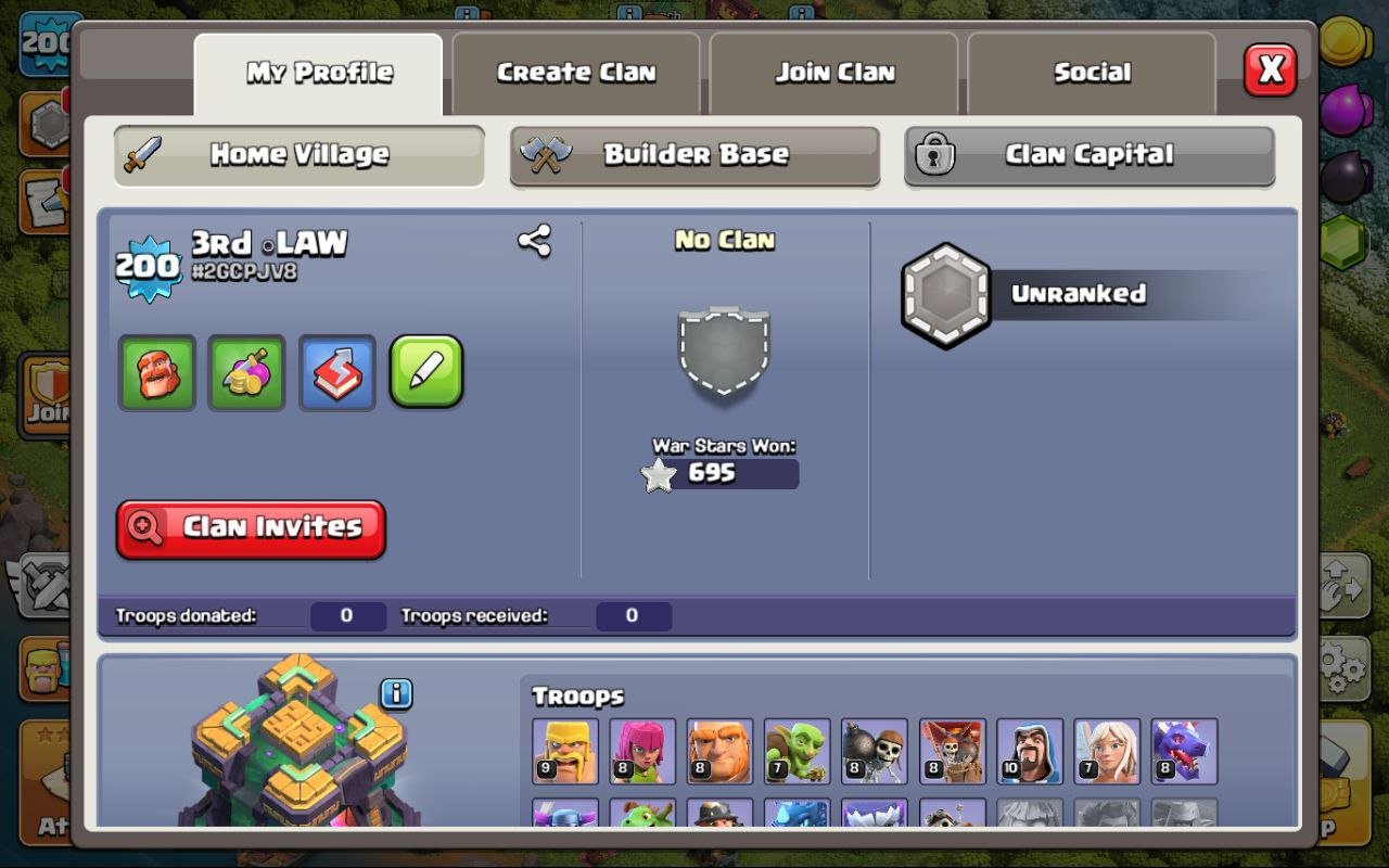 🏰 Clash of Clans акаунт | Ратуша 14 рівень | Рівень 200