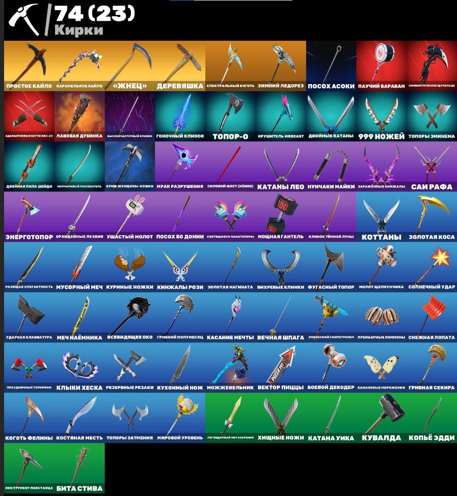 🎨 76 skins | 🌟 Fortnite account