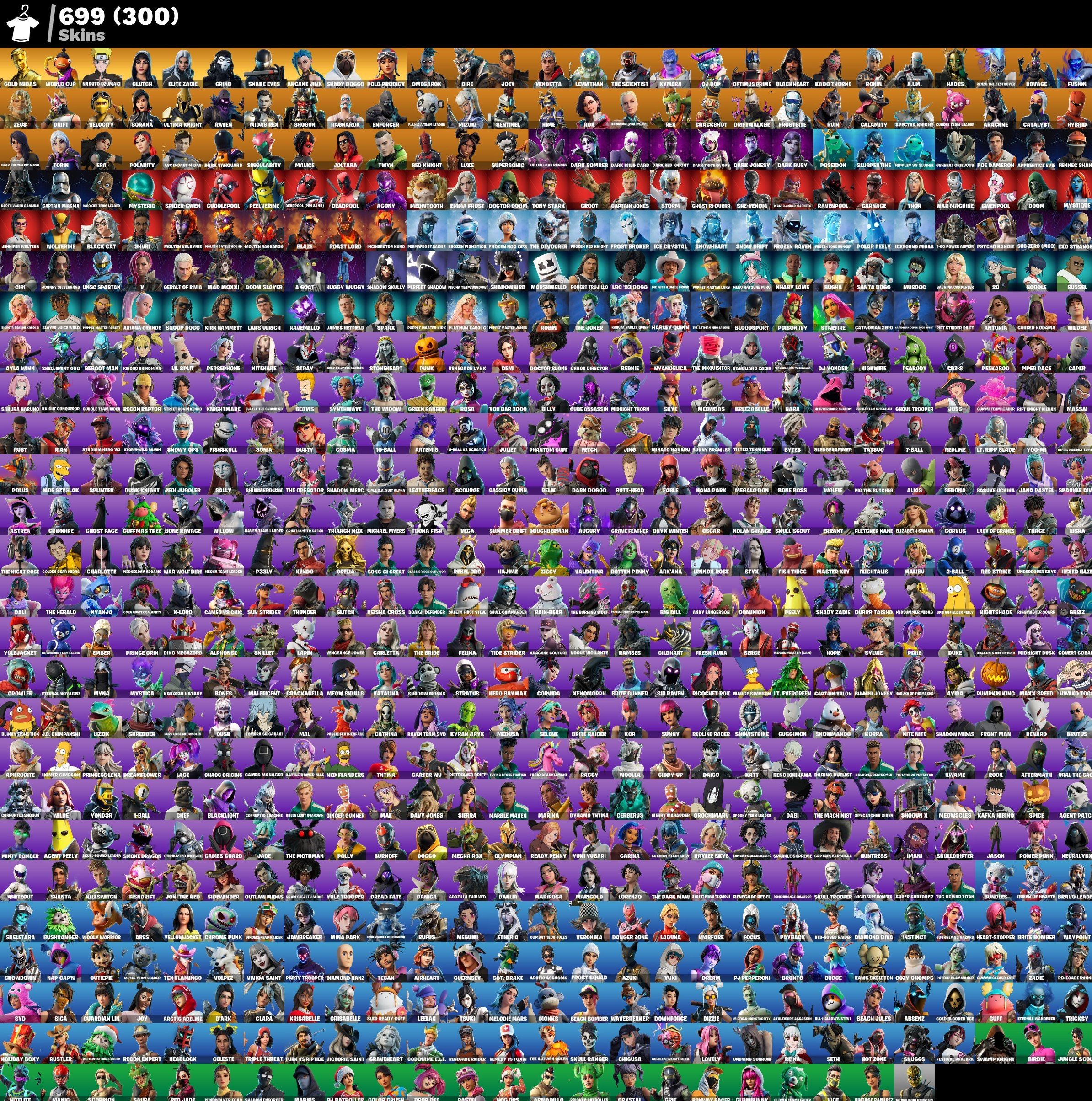 🎨 690 skins | 🌟 Fortnite account