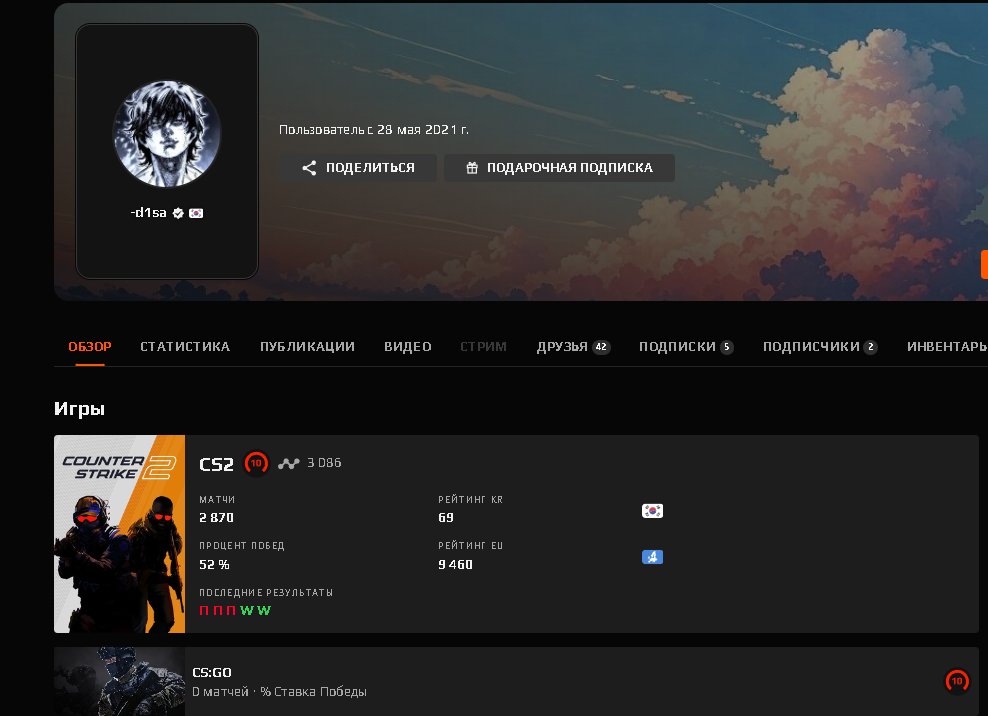 ⚔️ 10 LVL FACEIT | 🎯 3000 ELO | 🕒 0 hours — Ready for Competitive Matches