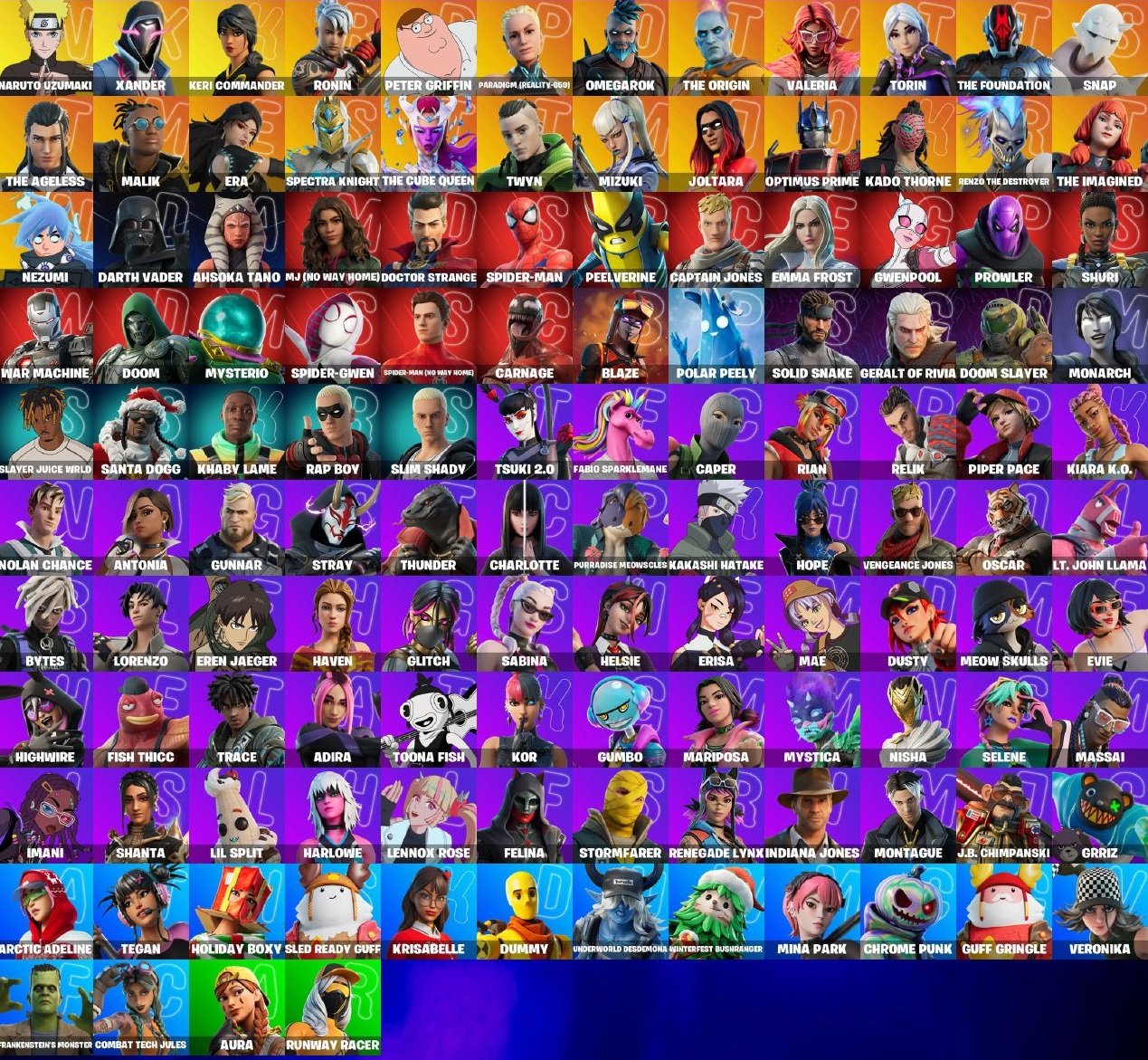 🎨 124 skins | 🌟 Fortnite account