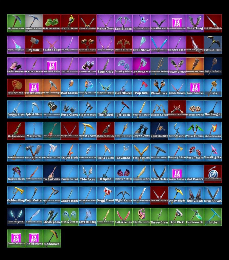 A LOT OF RARE SKINS, MANY BP, SKINS FROM BP 2 CHAPTER, MIDAS, ETC