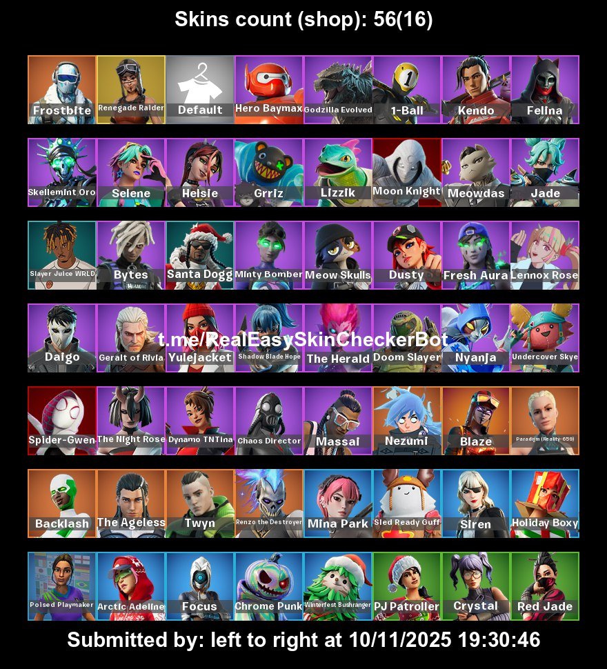 🎨 56 skins | 🌟 Fortnite account