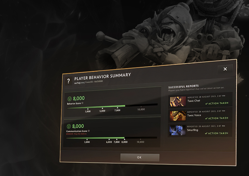 Отмыв порядочности в Dota 2