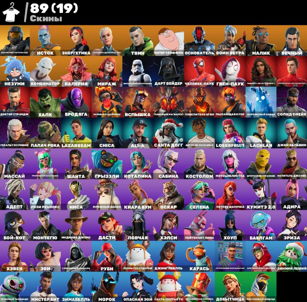 Diverse Collection of 89 Skins for PC Battle Royale 🎭🖥