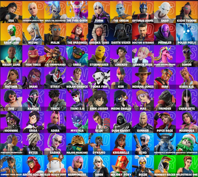 🎨 75 скинов | 🌟 Fortnite аккаунт