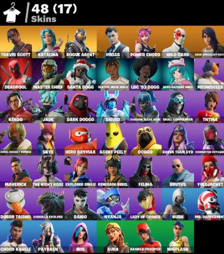💚 48 skins | 🌟 Fortnite account