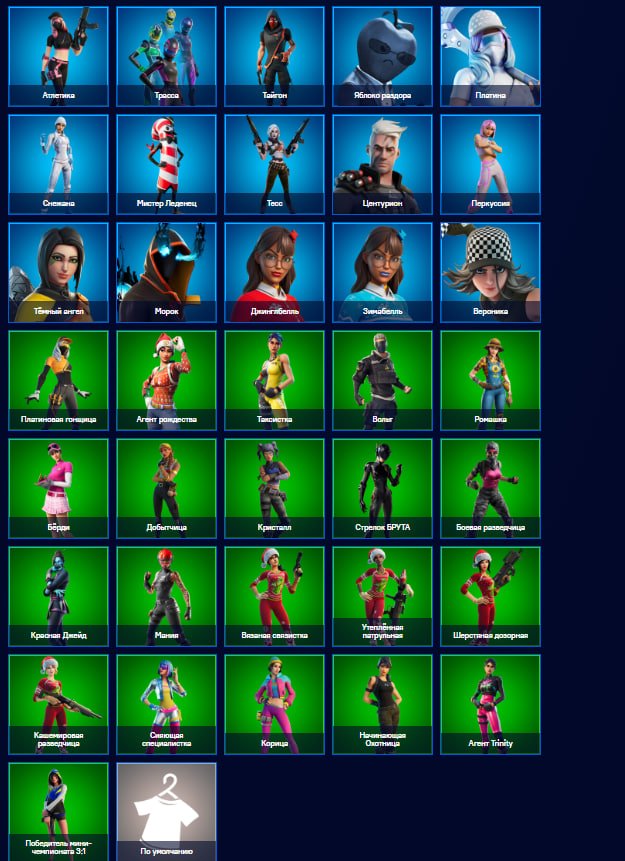 Diverse Collection of 322 Unique Skins for PC Battle Royale