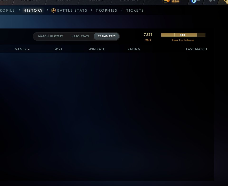 High-Ranked Dota 2 Account with Impressive MMR