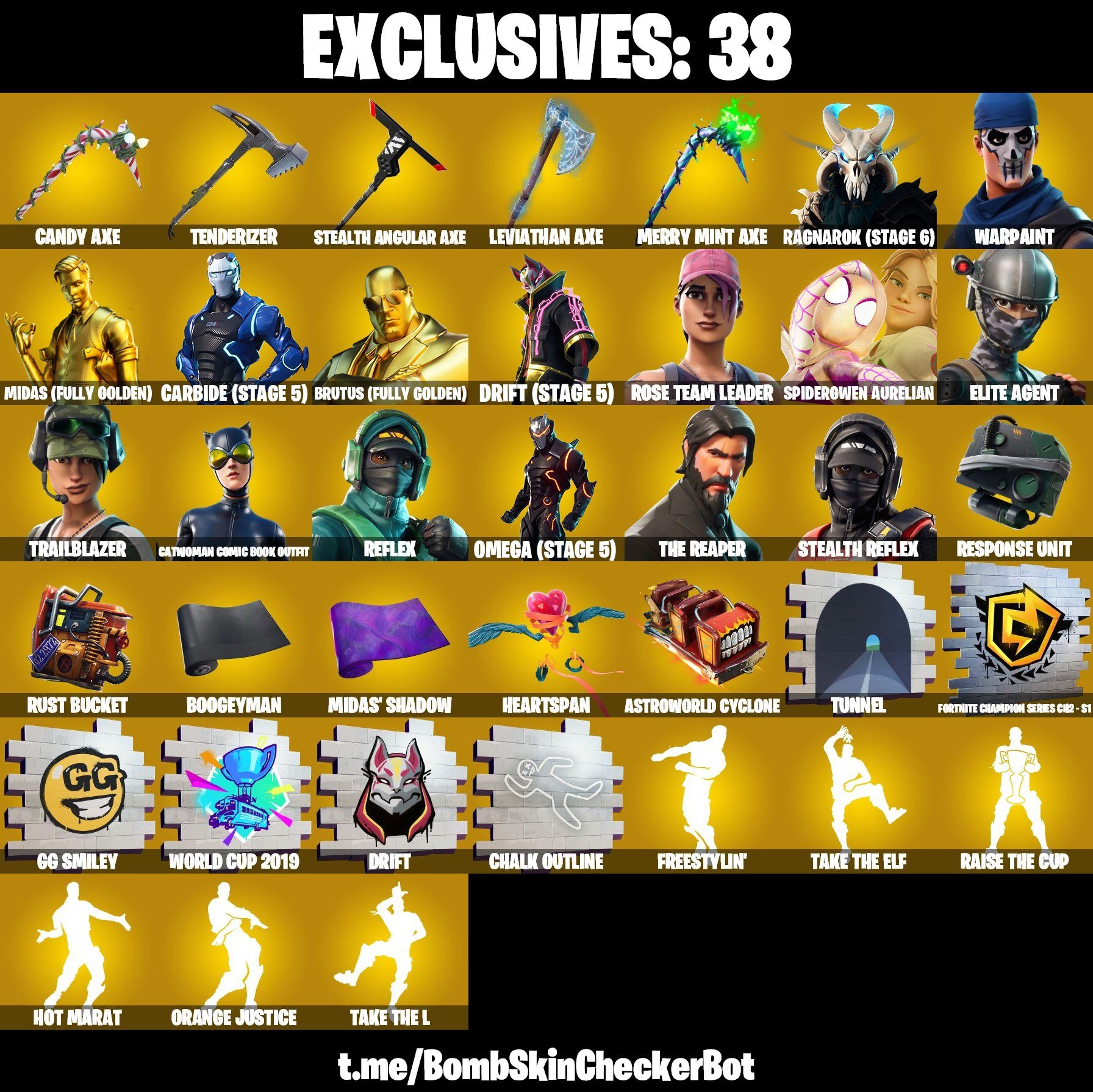 💖 OLD PVE WITH V-BUCKS FARM 💖 256 skins 🌟 38 exclusives 🌟