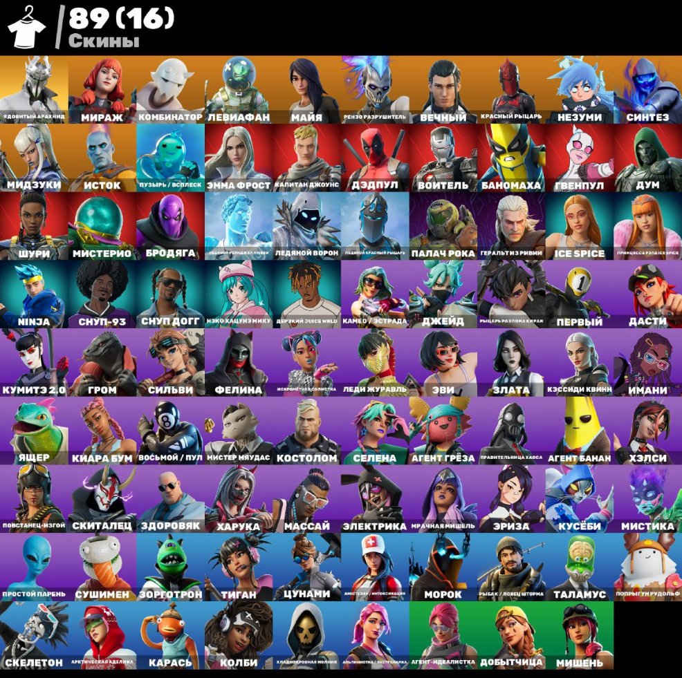 Diverse Collection of 89 Skins for PC Battle Royale 🎭🖥