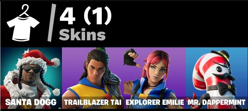 🔥 Fortnite | Emily + Tai + Santa Dogg + Candy Cane 🎁 4 Skins | Instant Delivery ✅ Full Mail Access | 0 Matches | Fresh Account