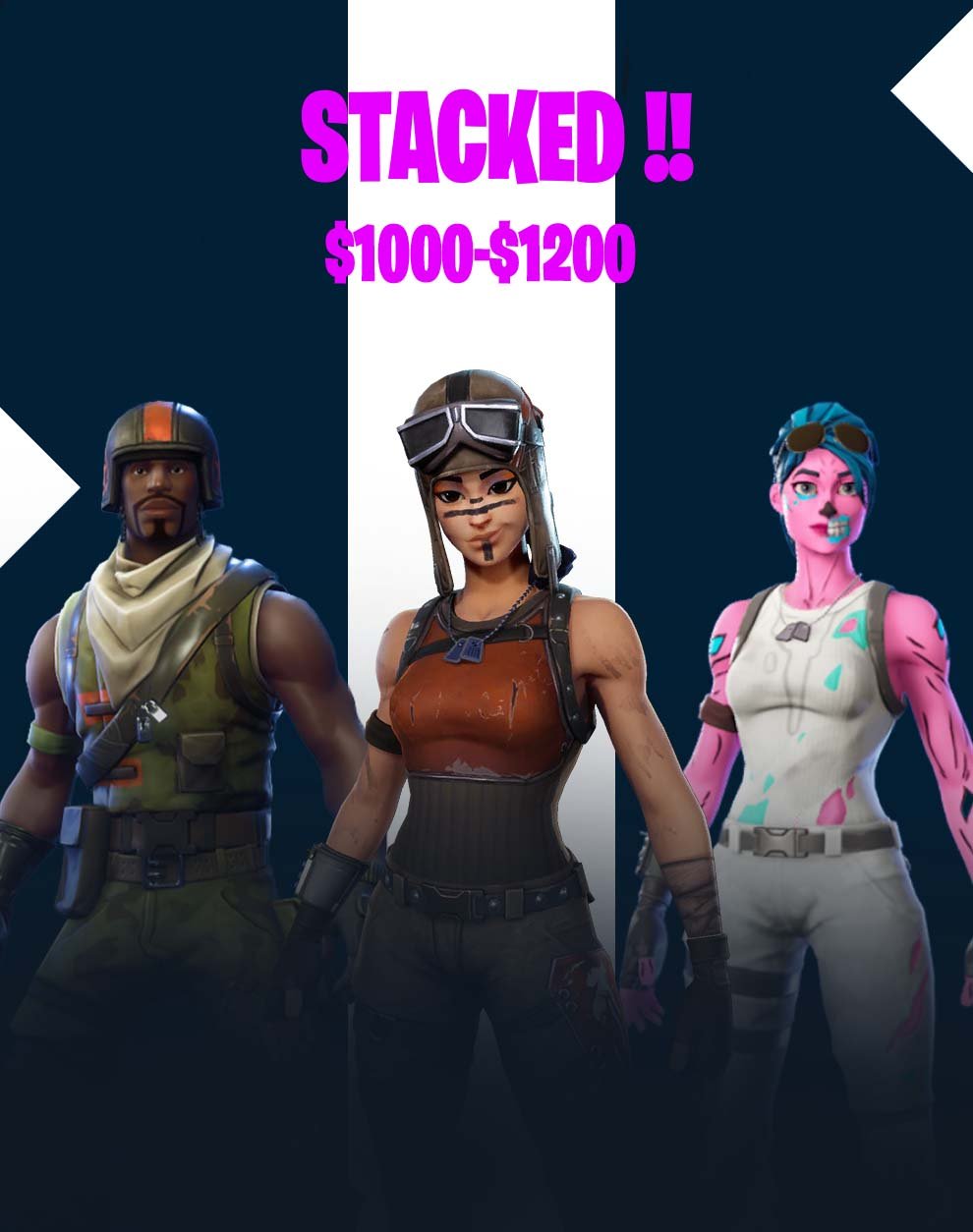 💎 Diamond Account | STACKED | 99999 skins
