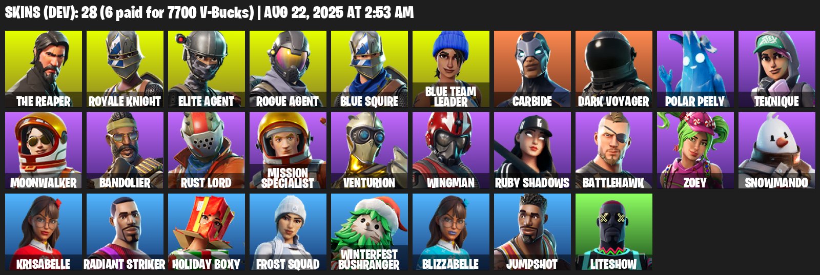 Diverse Collection of 28 Skins for PC Battle Royale 🎭🖥