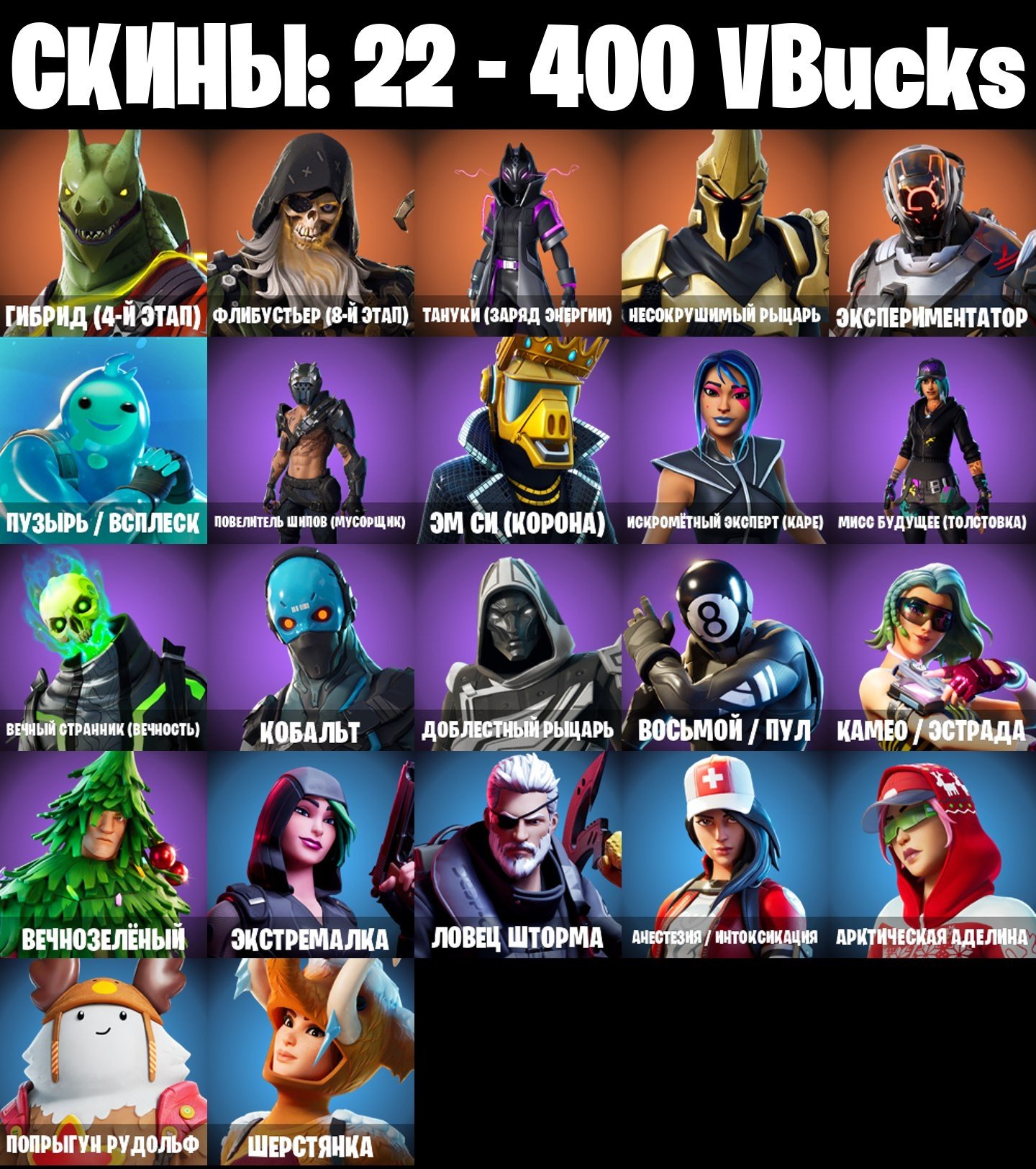 Diverse Collection of 22 Unique Skins for PC Battle Royale 🎭🖥