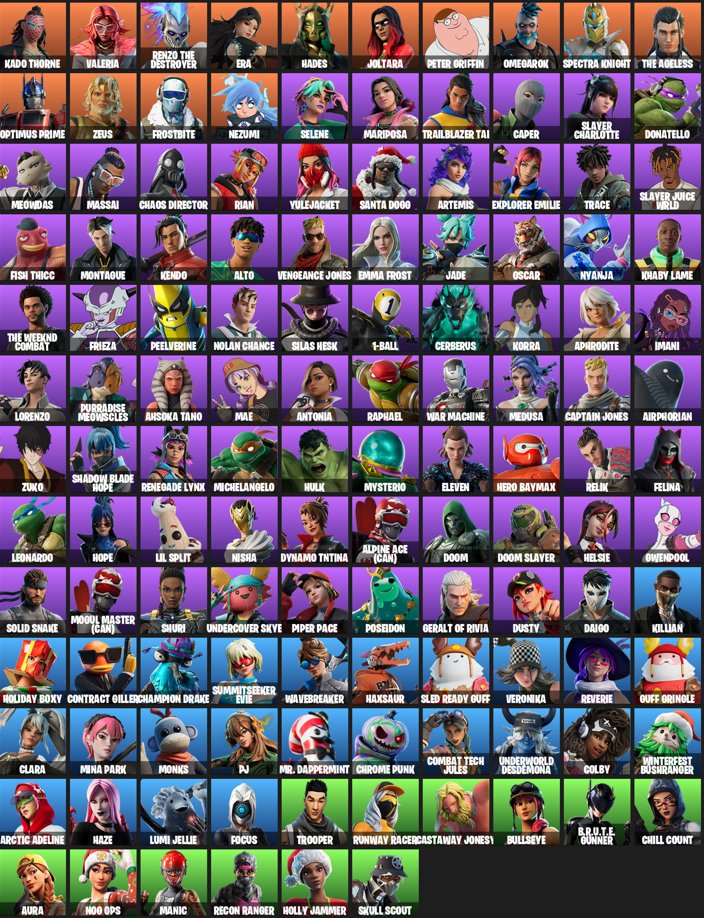 🎨 126 skins | 🌟 Fortnite account