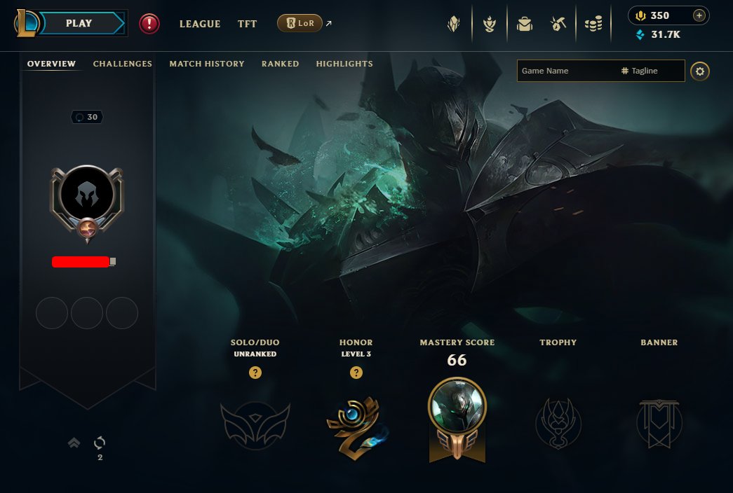Epic EU West Level 30 Account with Skins and Champions