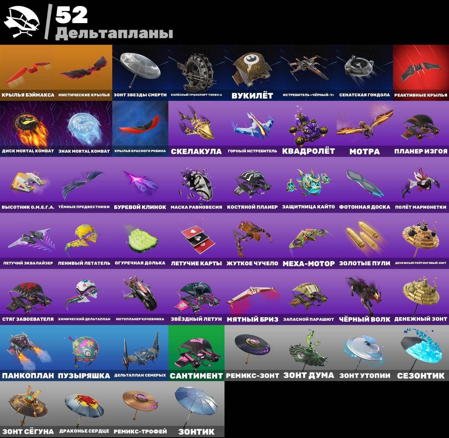 Diverse Collection of 68 Unique Skins for PC Battle Royale