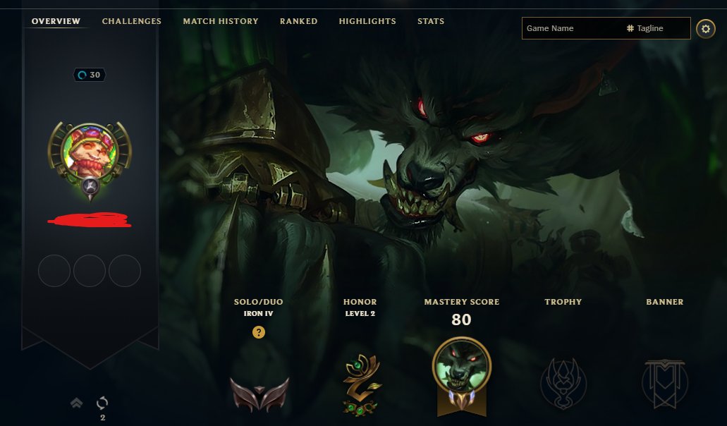 Level 30 Account with 20 Champions on EU Nordic &amp; East Server