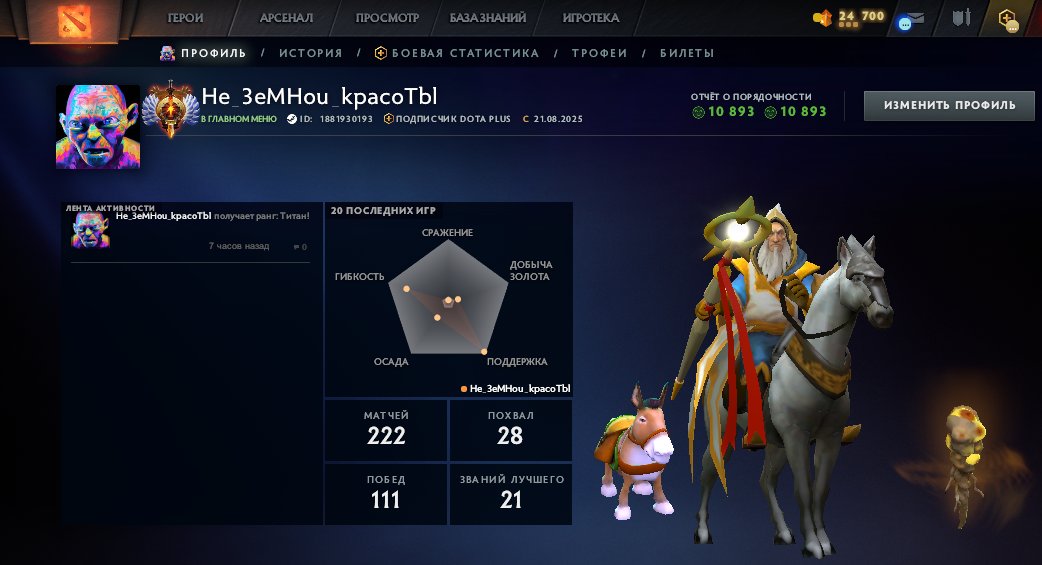 🏅 MMR 7916 | 🕒 159h | 🛡 Integrity 10893