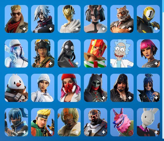 Diverse Collection of 60 Unique Skins for Battle Royale on PC