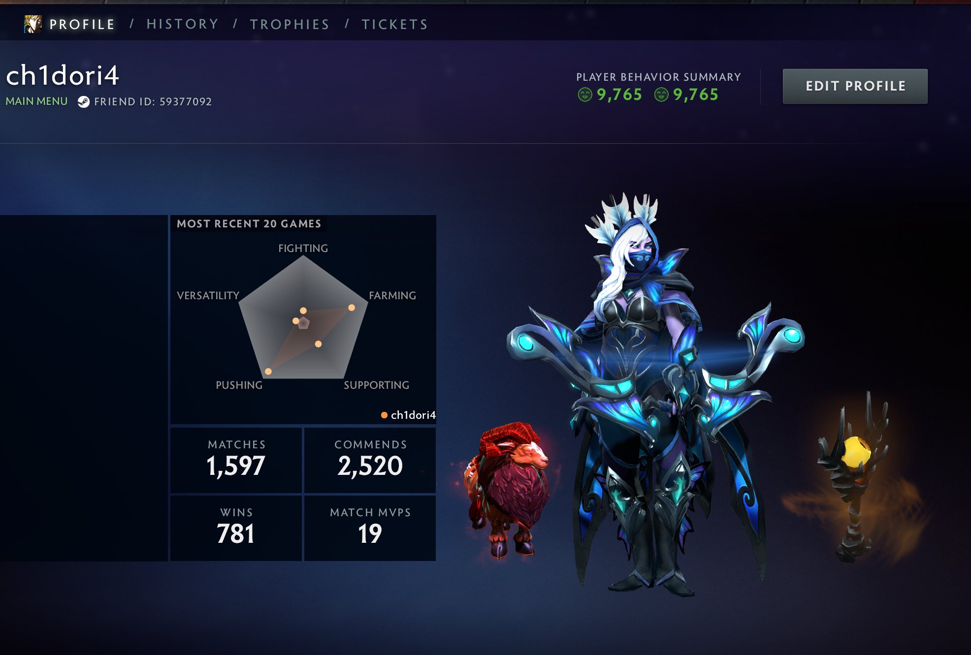 🏅 MMR 1500 | 🕒 1624 hours | 🛡 9765