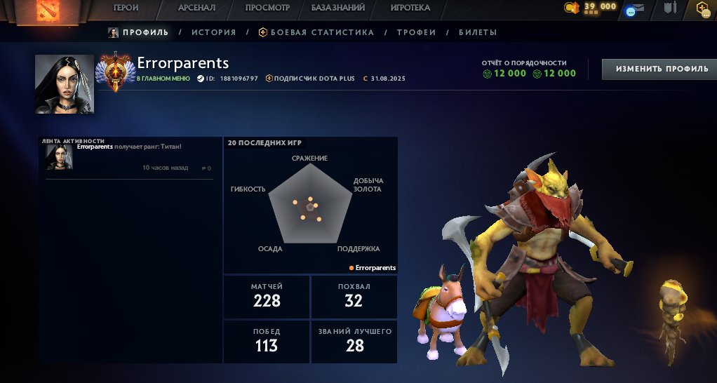 🏅 MMR 7280 | 🕒 167 hours | 🛡 12000