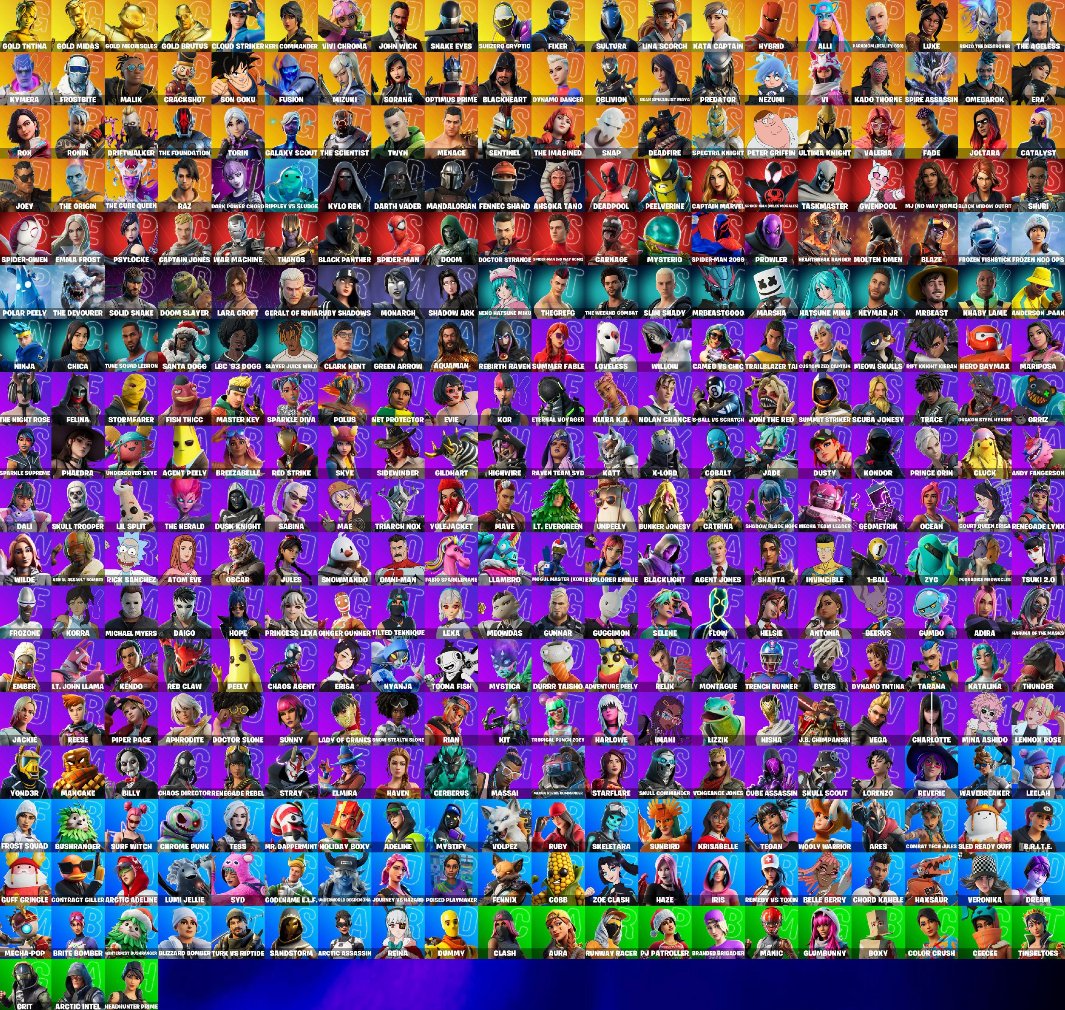 Diverse Collection of 363 Skins for Battle Royale on PC 🎭🖥