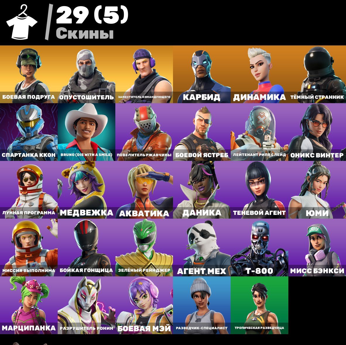 Unique Collection of 29 Skins for PC Battle Royale 🎭🖥