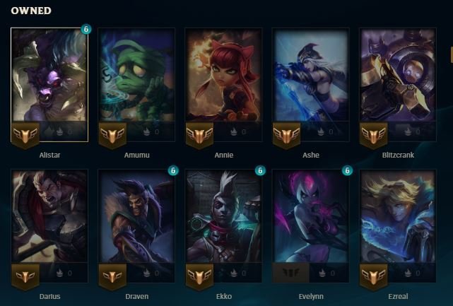Level 30 EU West Account with 41 Champions and 5 Skins