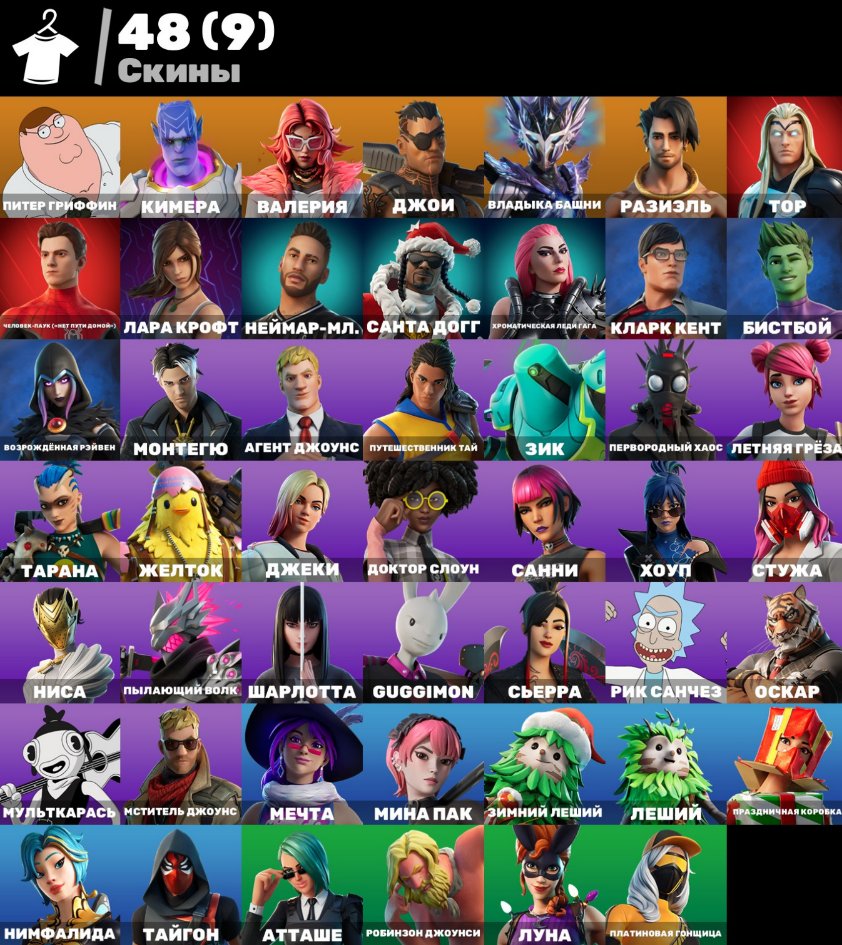 Diverse Collection of 48 Skins for PC Battle Royale 🎭🖥