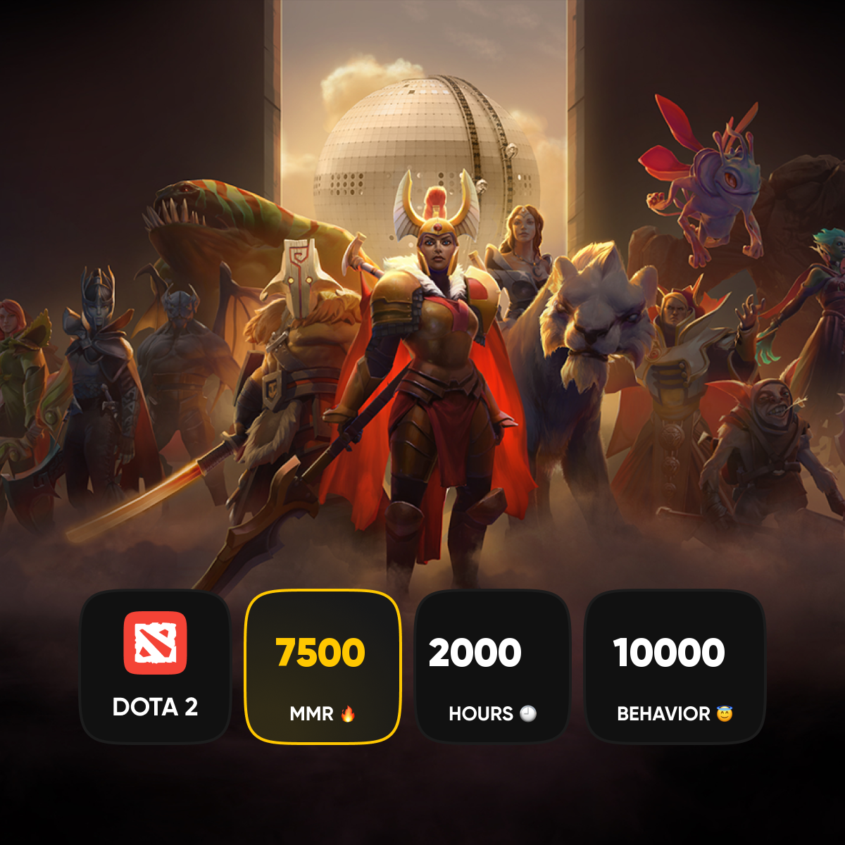 🏅 ММР 7500 | 🕒 2000 часов | 🛡 10000