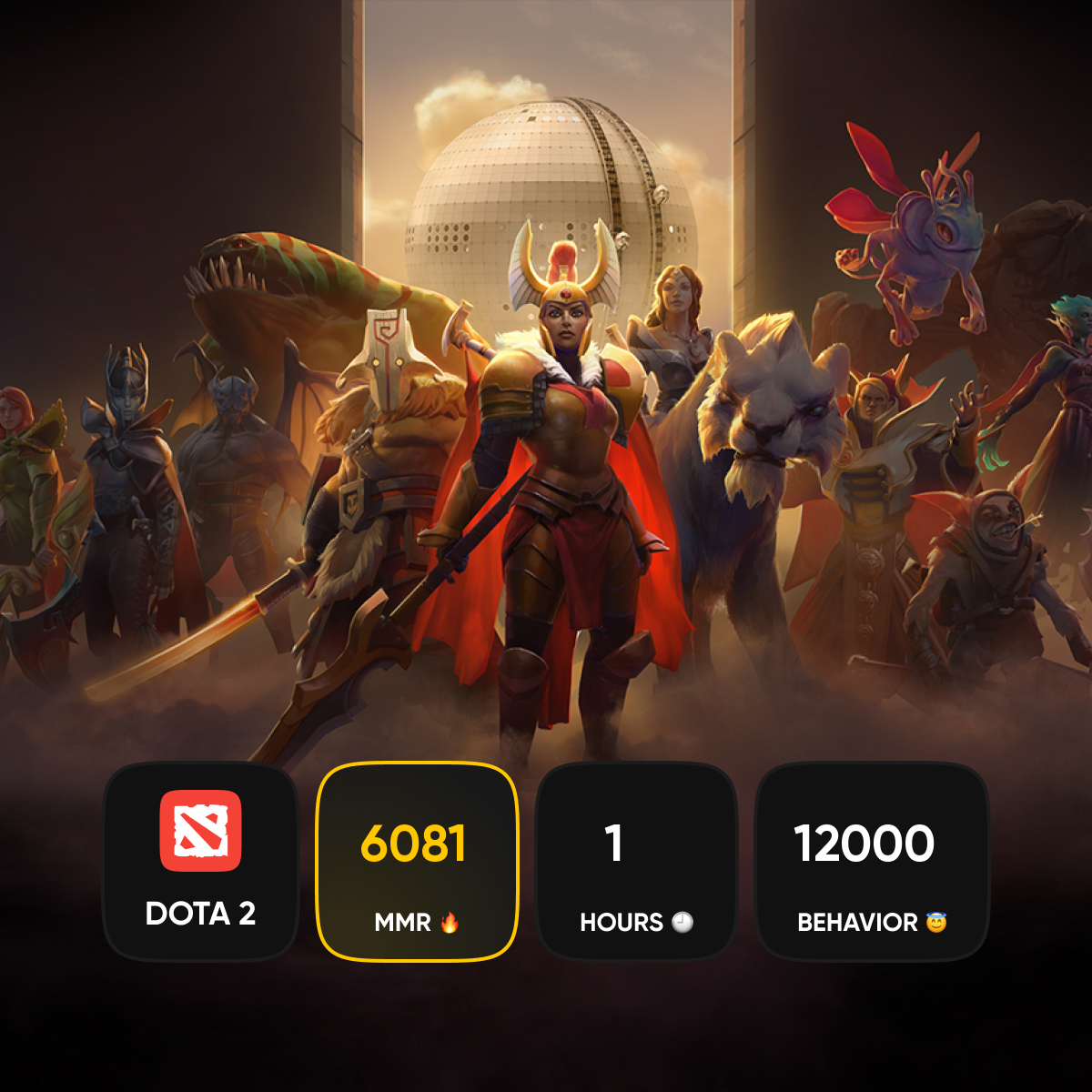 Високий рейтинг з гарною порядністю в Dota 2