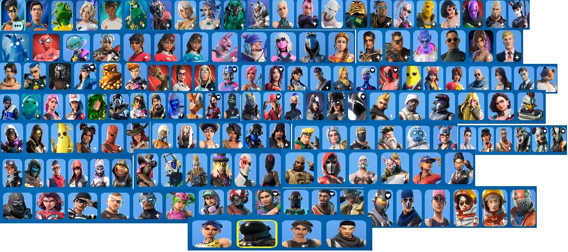 Diverse Fortnite PC Battle Royale Collection with 154 Skins 🎭🖥