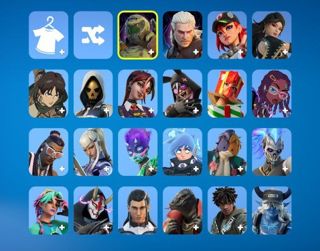 Diverse Fortnite Collection with 23 Unique Skins 🎭🖥