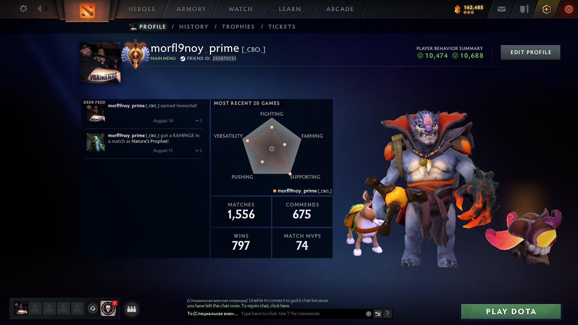 🏅 MMR 5876 | 🕒 1571h | 🛡 Integrity 10500
