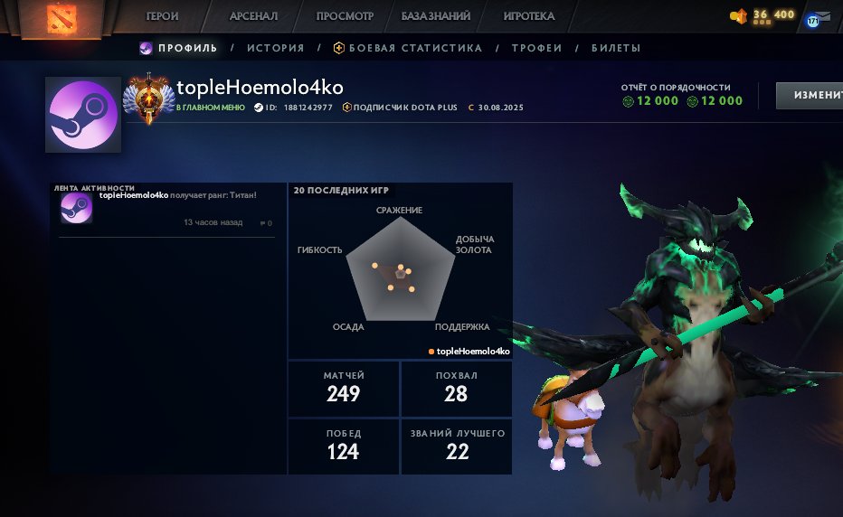 🏅 MMR 7822 | 🕒 183 години | 🛡 12000