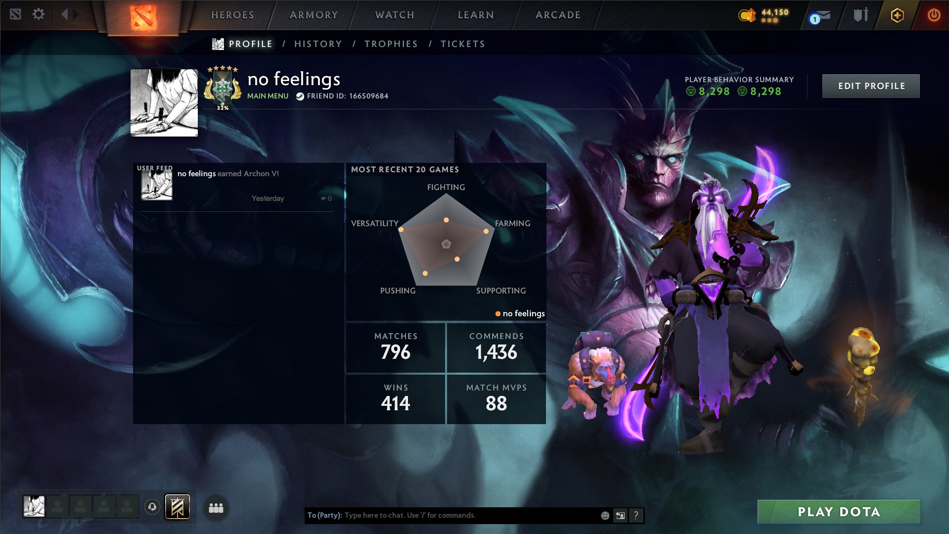 🏅 MMR 2976 | 🕒 823h | 🛡 Integrity 8300