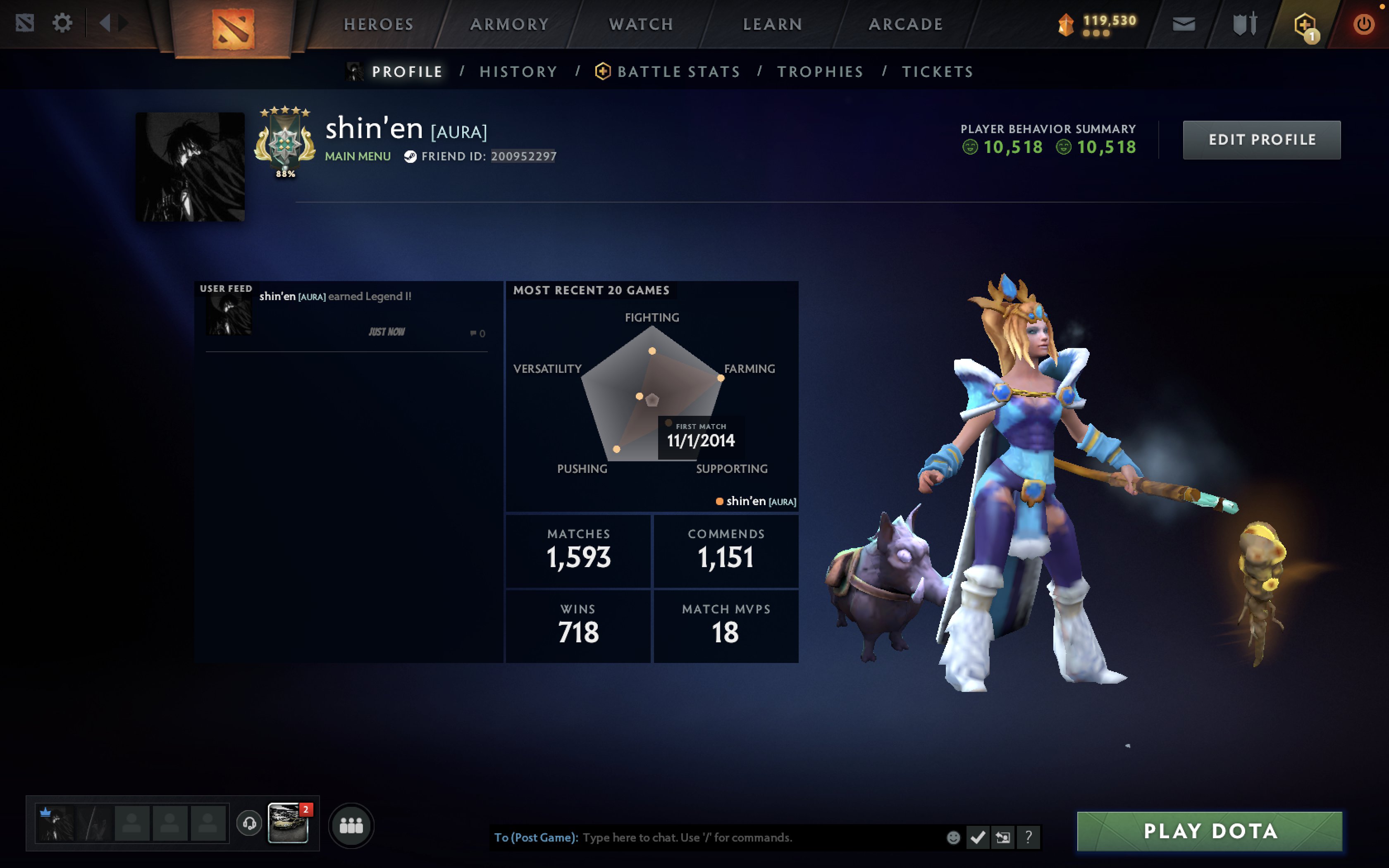 🏅 MMR 3100 | 🕒 1555h | 🛡 Integrity 10500