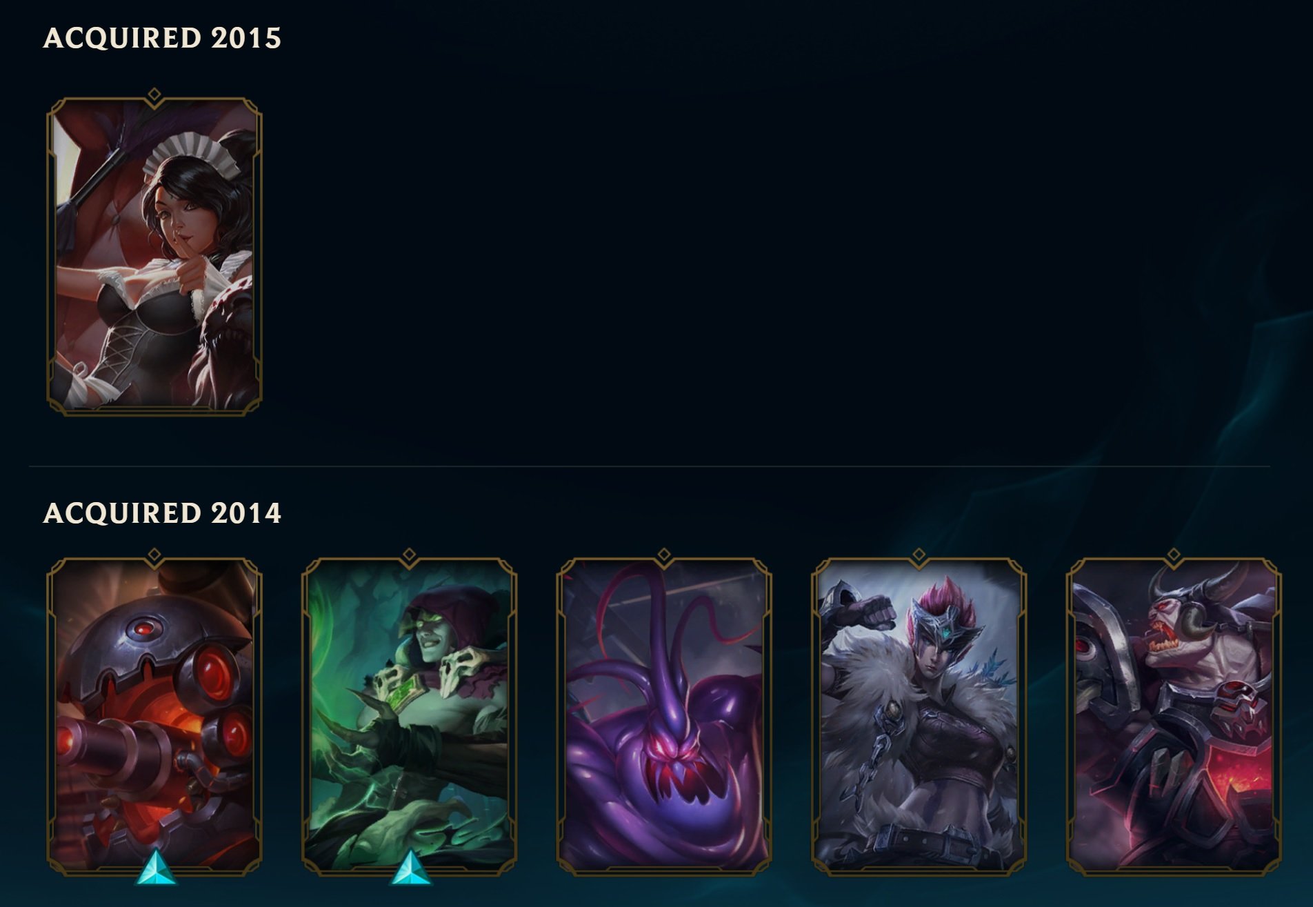 Diverse Collection with 90 Champions and 83 Skins, Level 30