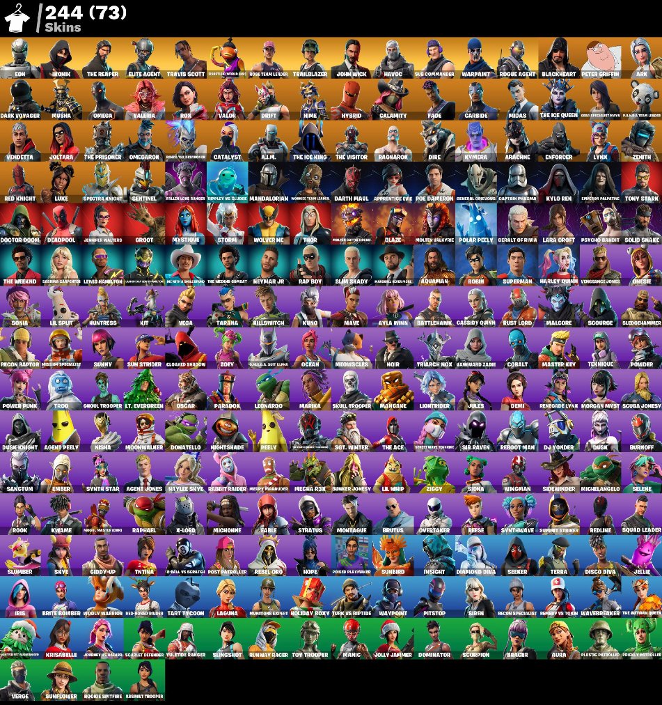 233 уникальных скина для Battle Royale на PC 🎭🖥