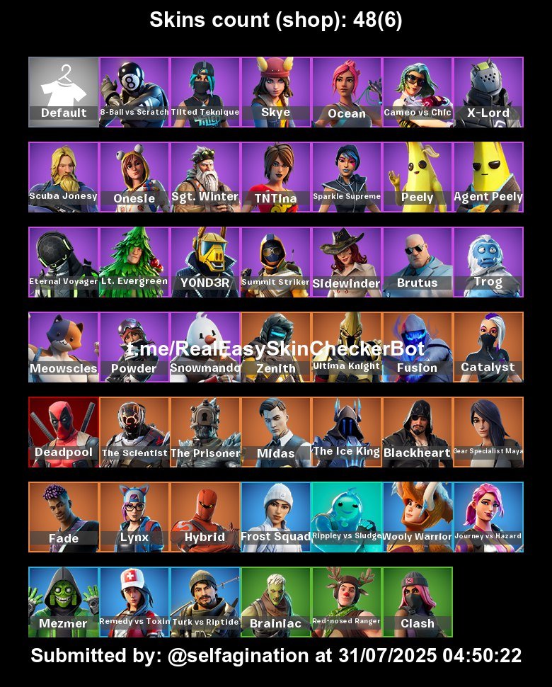 🎨 49 skins | 🌟 Fortnite account